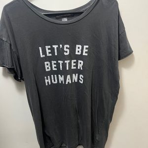 VICI Graphic Tee "Let's Be Better Humans"
